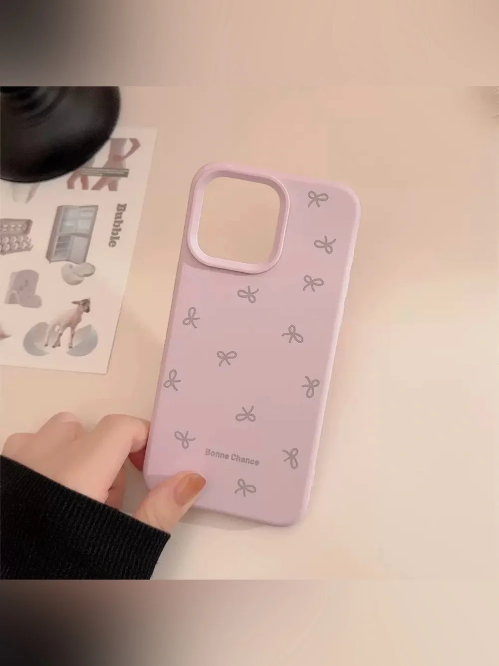 Lavender Bow iPhone 17 Pro Max Case